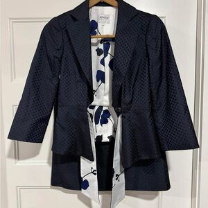 Armani Collezioni Black Blazer Classic Professional Design